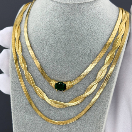 Colier Alexis Collection ALX87342C placat cu aur 18K [1]