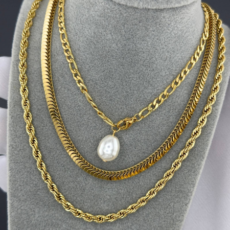 Colier Alexis Collection ALX87344C placat cu aur 18K [1]