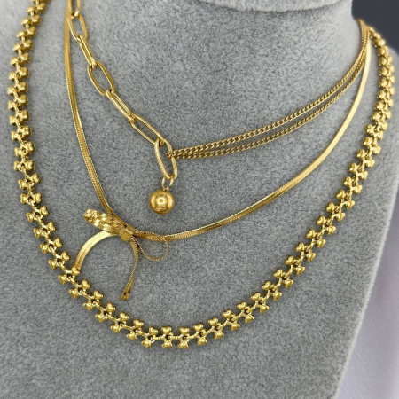 Colier Alexis Collection ALX87345C placat cu aur 18K [1]