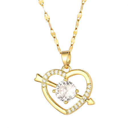Coliere Alexis Collection 18K Gold Plated - Colier Alexis Collection ALX87357C placat cu aur 18K