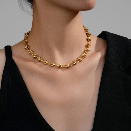 Colier Alexis Collection ALX87381C placat cu aur 18K [1]
