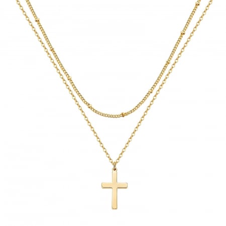 Coliere Alexis Collection 18K Gold Plated - Colier Alexis Collection ALX87679C placat cu aur 18K