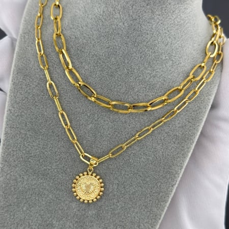 Colier Alexis Collection ALX87684C placat cu aur 18K [1]
