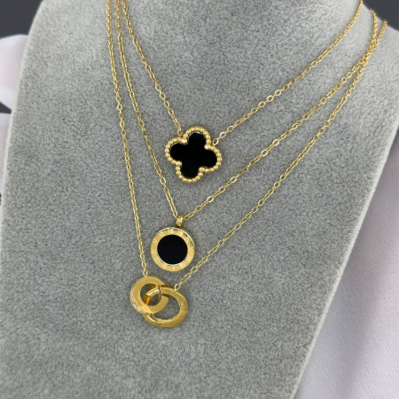 Colier Alexis Collection ALX87762C placat cu aur 18K [2]