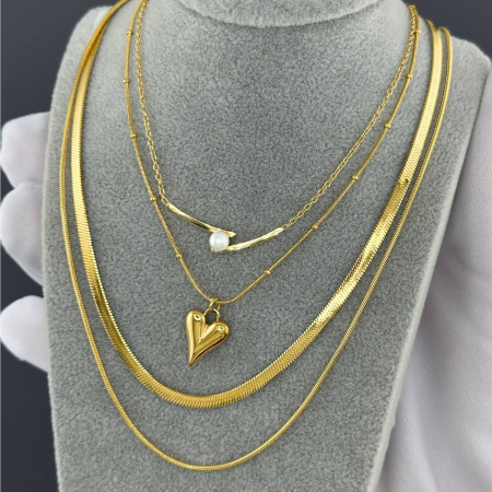 Colier Alexis Collection ALX87769C placat cu aur 18K [1]