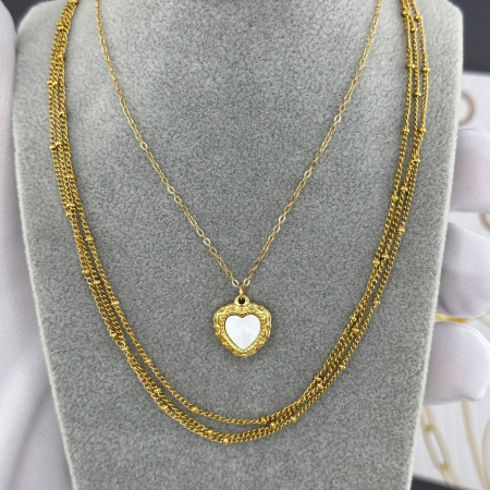 Colier Alexis Collection ALX87818C placat cu aur 18K [2]