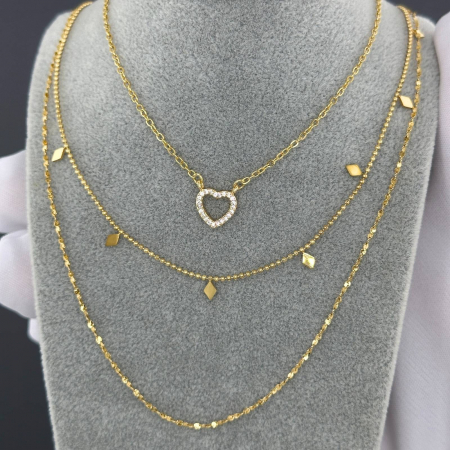 Colier Alexis Collection ALX87831C placat cu aur 18K [2]