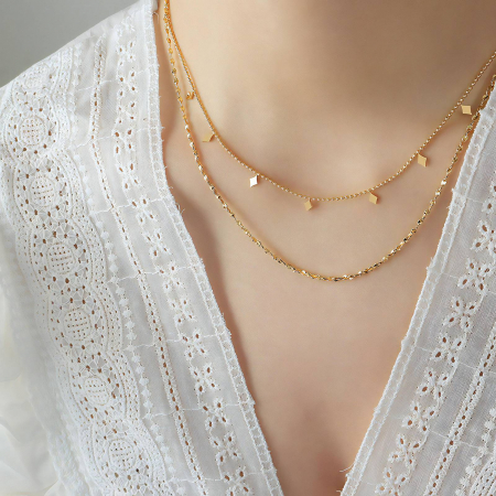 Colier Alexis Collection ALX87831C placat cu aur 18K [1]
