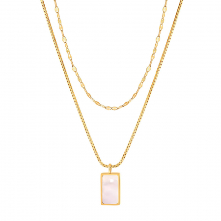 Coliere Alexis Collection 18K Gold Plated - Colier Alexis Collection ALX87853C placat cu aur 18K