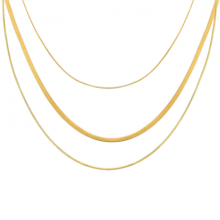 Coliere Alexis Collection 18K Gold Plated - Colier Alexis Collection ALX87859C placat cu aur 18K