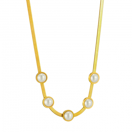 Coliere Alexis Collection 18K Gold Plated - Colier Alexis Collection ALX87896C placat cu aur 18K