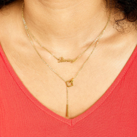 Colier Alexis Collection ALX87900C placat cu aur 18K [2]