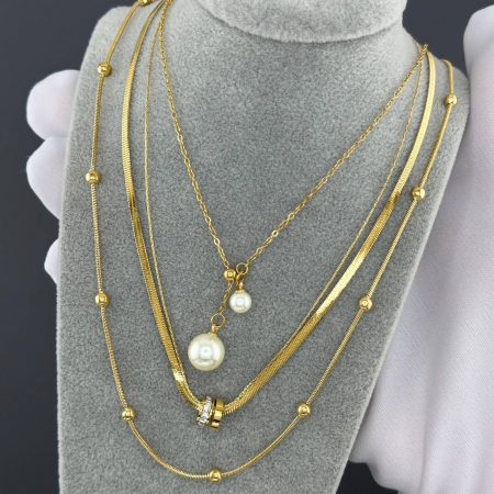 Colier Alexis Collection ALX87906C placat cu aur 18K [1]