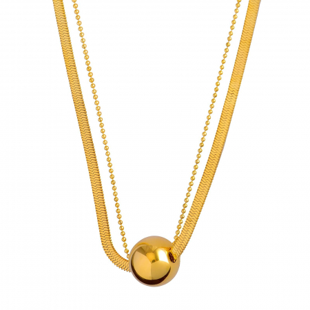 Coliere Alexis Collection 18K Gold Plated - Colier Alexis Collection ALX87913C placat cu aur 18K