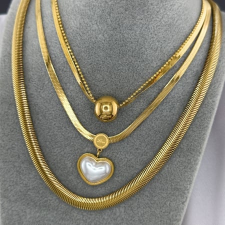 Colier Alexis Collection ALX87913C placat cu aur 18K [1]