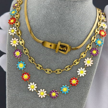 Colier Alexis Collection ALX87932C placat cu aur 18K [1]