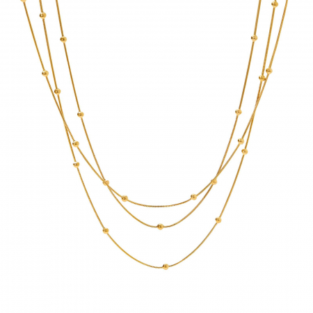 Coliere Alexis Collection 18K Gold Plated - Colier Alexis Collection ALX87942C placat cu aur 18K