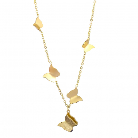 Colier Alexis Collection ALX87946C placat cu aur 18K