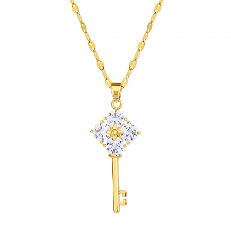 Coliere Alexis Collection 18K Gold Plated - Colier Alexis Collection ALX87967C placat cu aur 18K