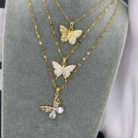 Colier Alexis Collection ALX88250C placat cu aur 18K [2]