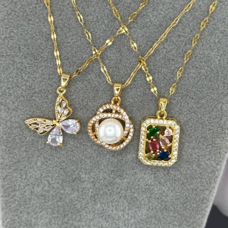 Colier Alexis Collection ALX88251C placat cu aur 18K [3]