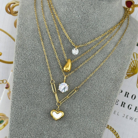 Colier Alexis Collection ALX88293C placat cu aur 18K [1]