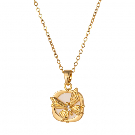 Coliere Alexis Collection 18K Gold Plated - Colier Alexis Collection ALX88298C placat cu aur 18K