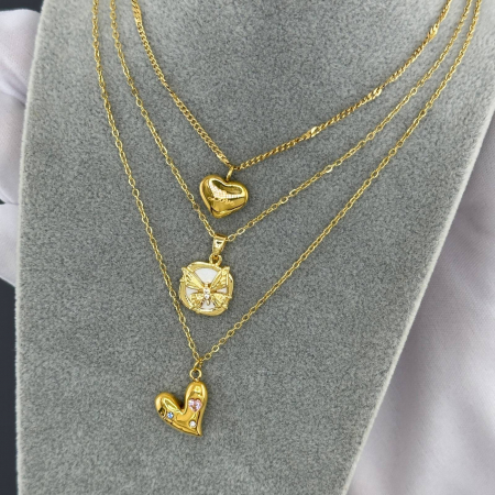Colier Alexis Collection ALX88298C placat cu aur 18K [2]