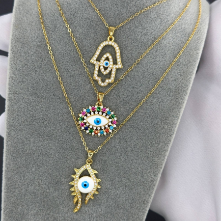Colier Alexis Collection ALX88323C placat cu aur 18K [2]