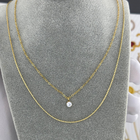 Colier Alexis Collection ALX88405C placat cu aur 18K [1]