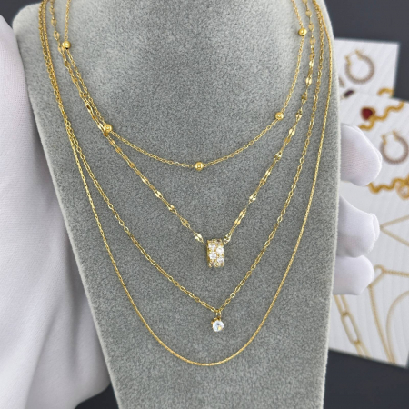 Colier Alexis Collection ALX88405C placat cu aur 18K [2]
