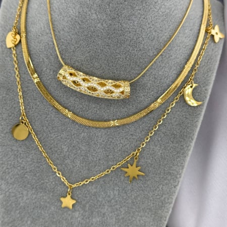 Colier Alexis Collection ALX88406C placat cu aur 18K [1]