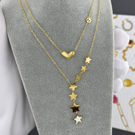 Colier Alexis Collection ALX90035C placat cu aur 18K [2]