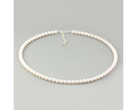 Colier din argint cu perle de cultura Primero Purity  Pearlescent White 6mm [2]