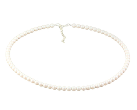 Coliere argint - Colier din argint cu perle de cultura Primero Purity  Pearlescent White 6mm