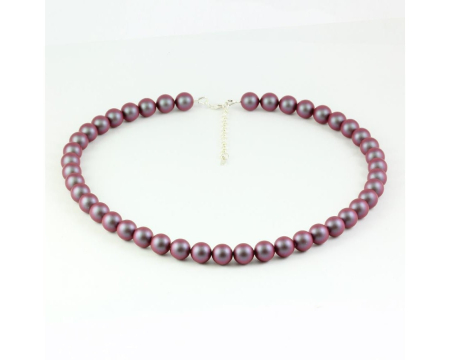 Colier din argint cu perle de cultura Primero Purity Iridescent Red 10mm [2]