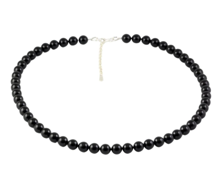 Coliere argint - Colier din argint cu perle de cultura Primero Purity Mystic Black 8mm