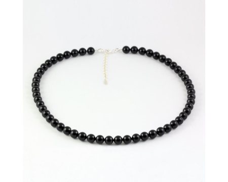 Colier din argint cu perle de cultura Primero Purity Mystic Black 8mm [2]