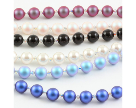 Colier din argint cu perle de cultura Primero Purity Pearlescent White 8mm [2]