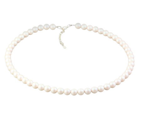 Coliere argint - Colier din argint cu perle de cultura Primero Purity Pearlescent White 8mm