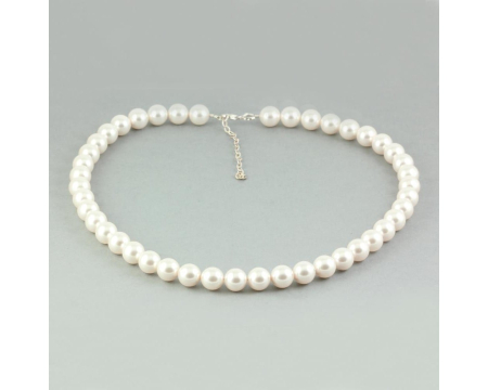 Colier din argint cu perle de cultura Primero Purity White 10mm [2]