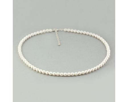 Colier din argint cu perle de cultura Primero Purity White 6mm [2]
