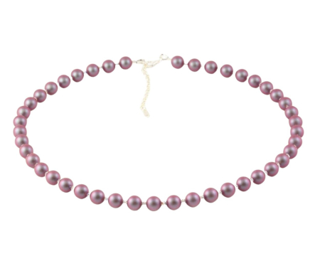 Coliere argint - Colier din argint cu perle de cultura Primero Soft Iridescent Red