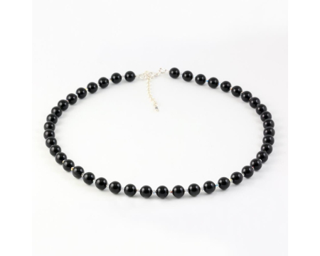 Colier din argint cu perle de cultura Primero Soft Mystic Black [2]