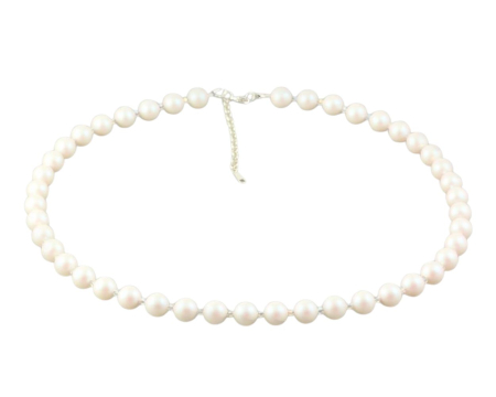 Coliere argint - Colier din argint cu perle de cultura Primero Soft Pearlescent White
