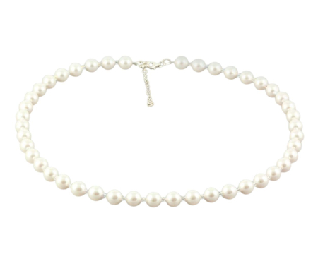 Coliere argint - Colier din argint cu perle de cultura Primero Soft White