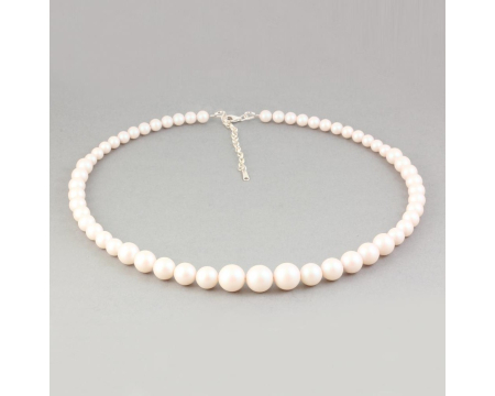 Colier din argint cu perle de cultura Primero Serenity Pearlescent White [2]