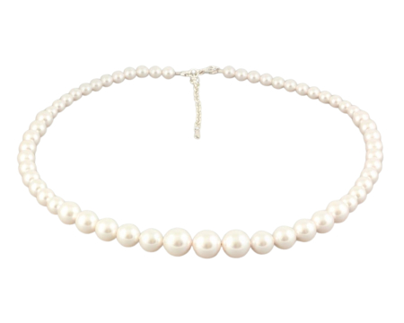 Coliere argint - Colier din argint cu perle de cultura Primero Serenity White