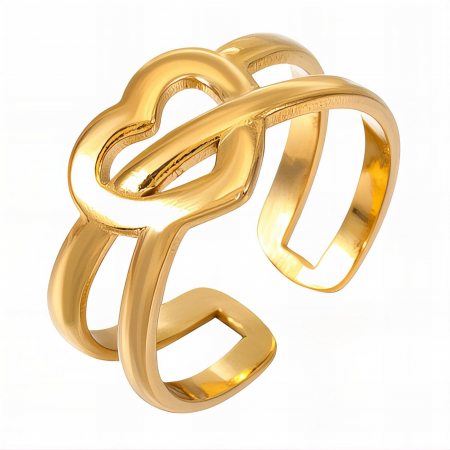 Inele Alexis Collection 18K Gold Plated - Inel Alexis Collection ALX88520 placat cu aur 18K
