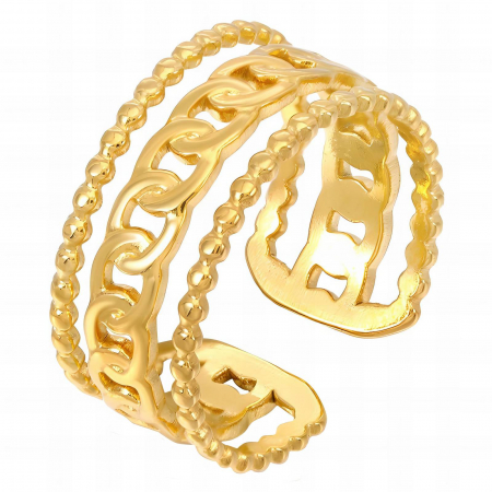Inele Alexis Collection 18K Gold Plated - Inel Alexis Collection ALX87080 placat cu aur 18K